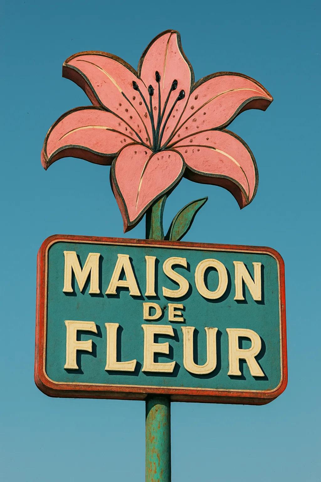 Making American style advertising signs from the 50s-70s