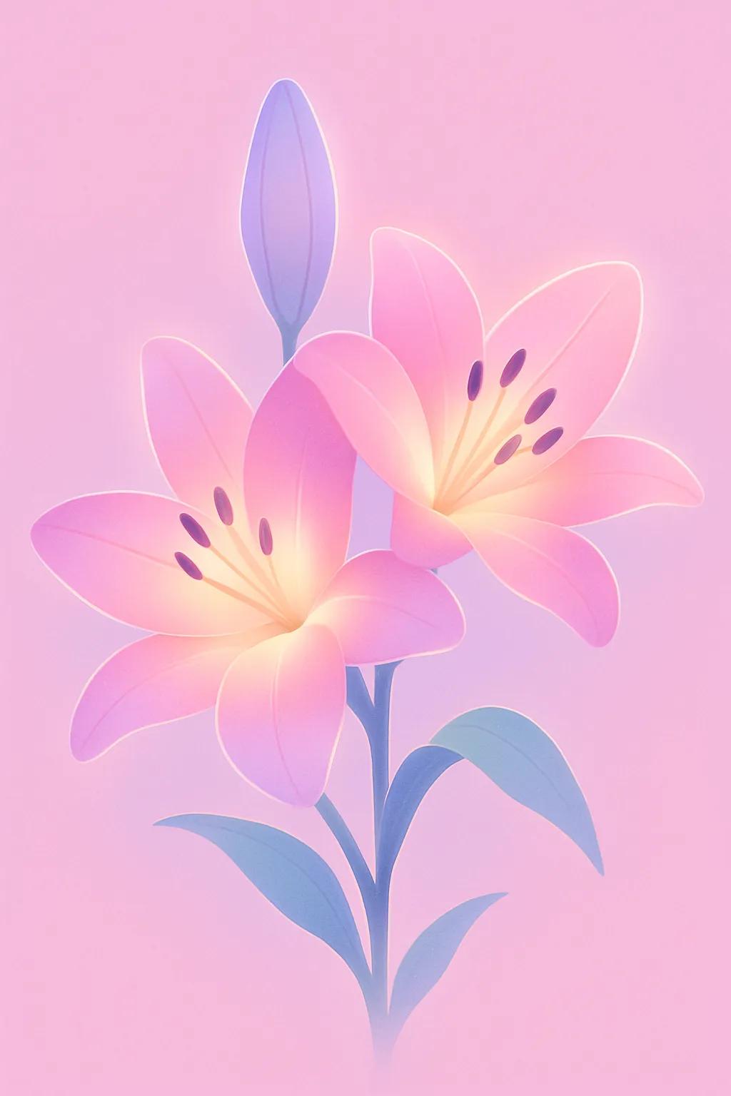 Draw flowers based on real pictures 🌸