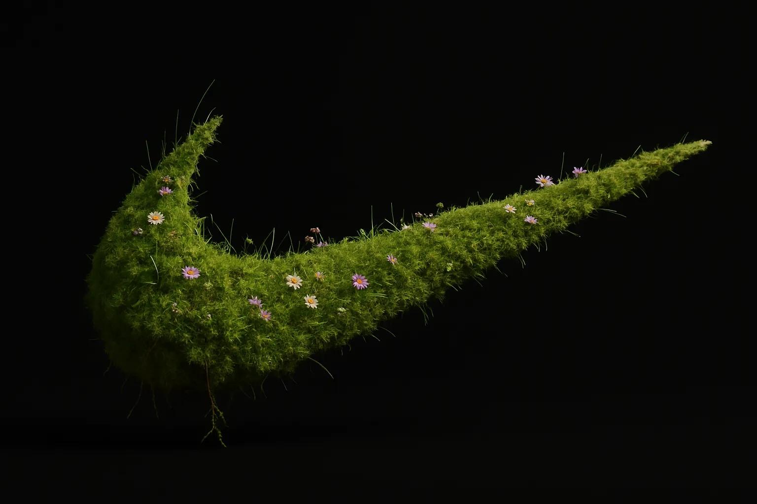 Lush forest moss