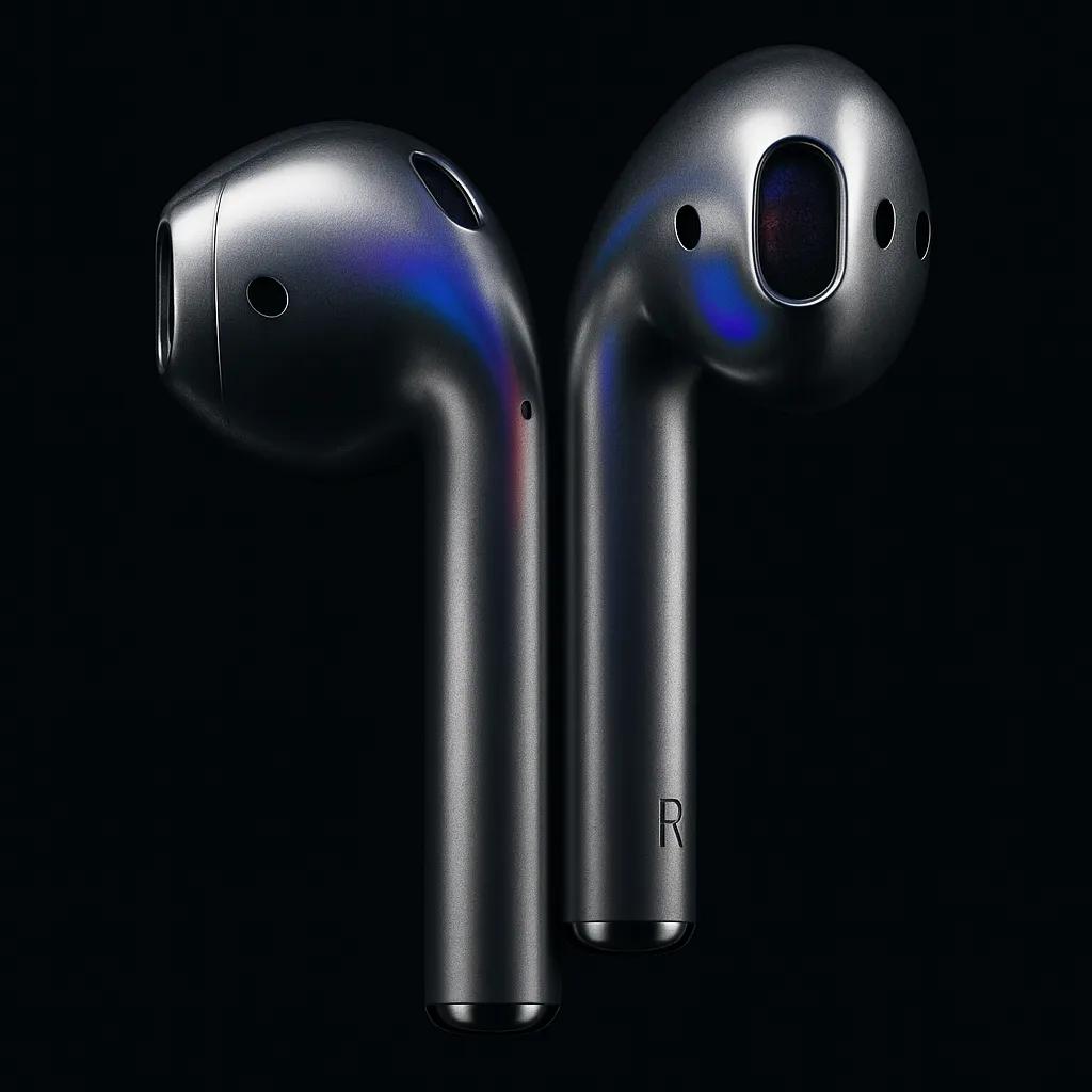 Subtle Chrome Gradient Look for Tech Products