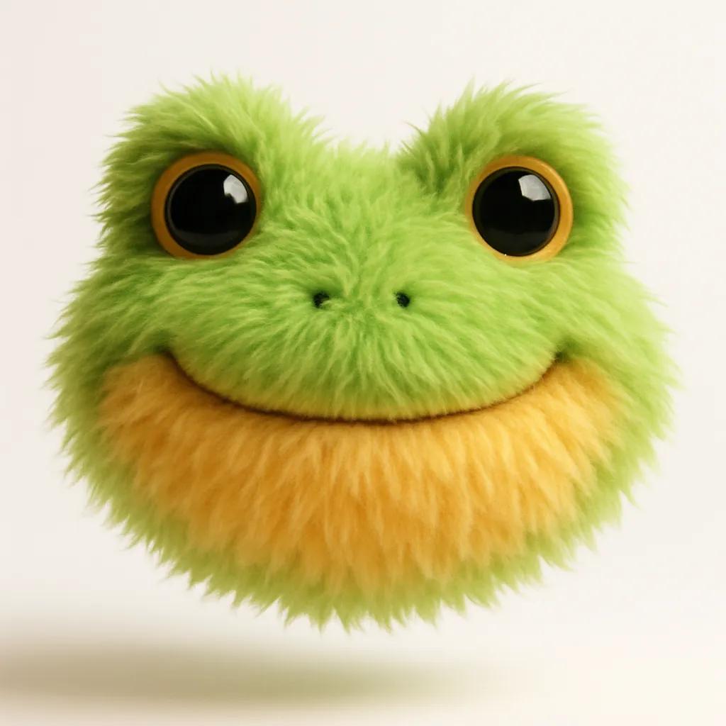 Transform any emoji into a floating plush toy icon, soft and dreamy.