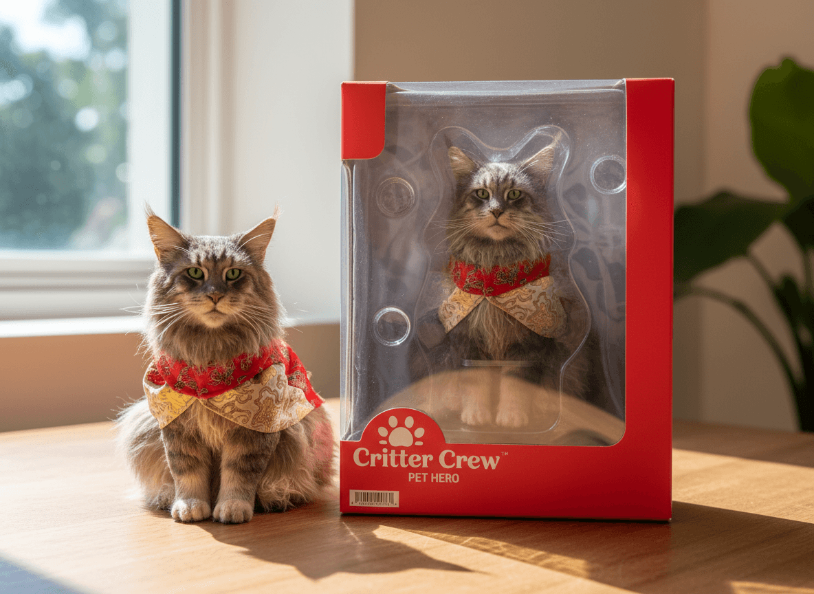 Pet Action Figure Boxed Studio