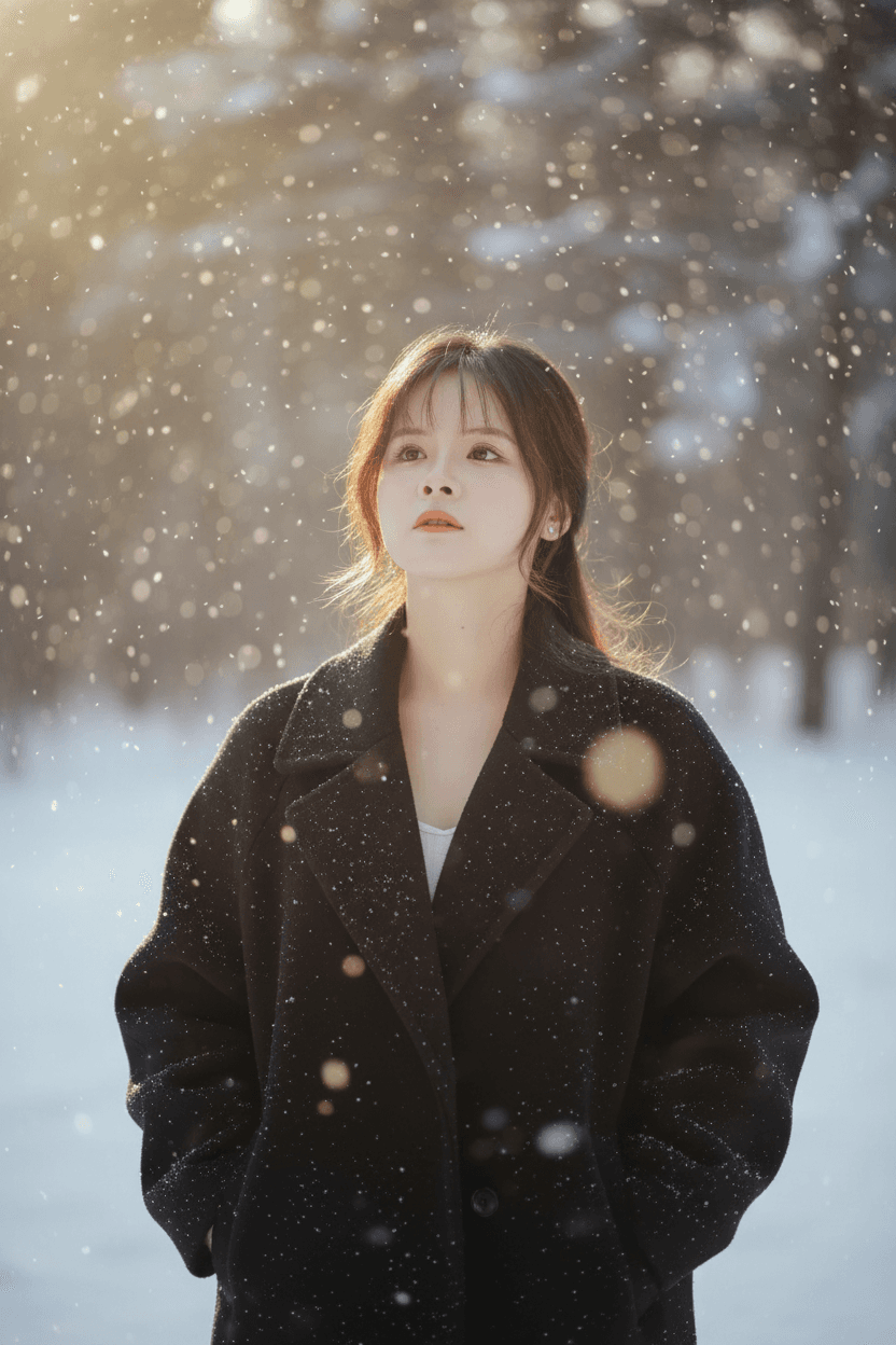 Snowfall Cinema Portrait Exact Face