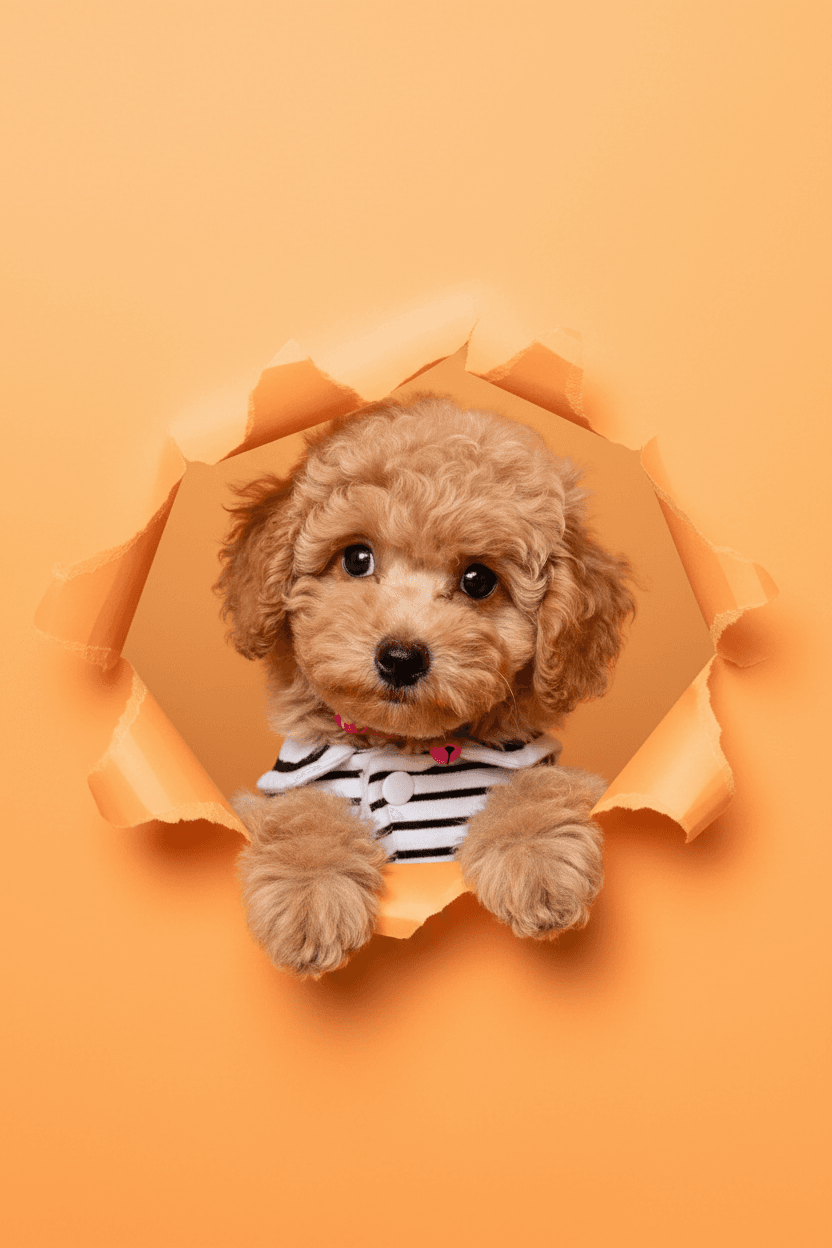 Pet Peek Portrait
