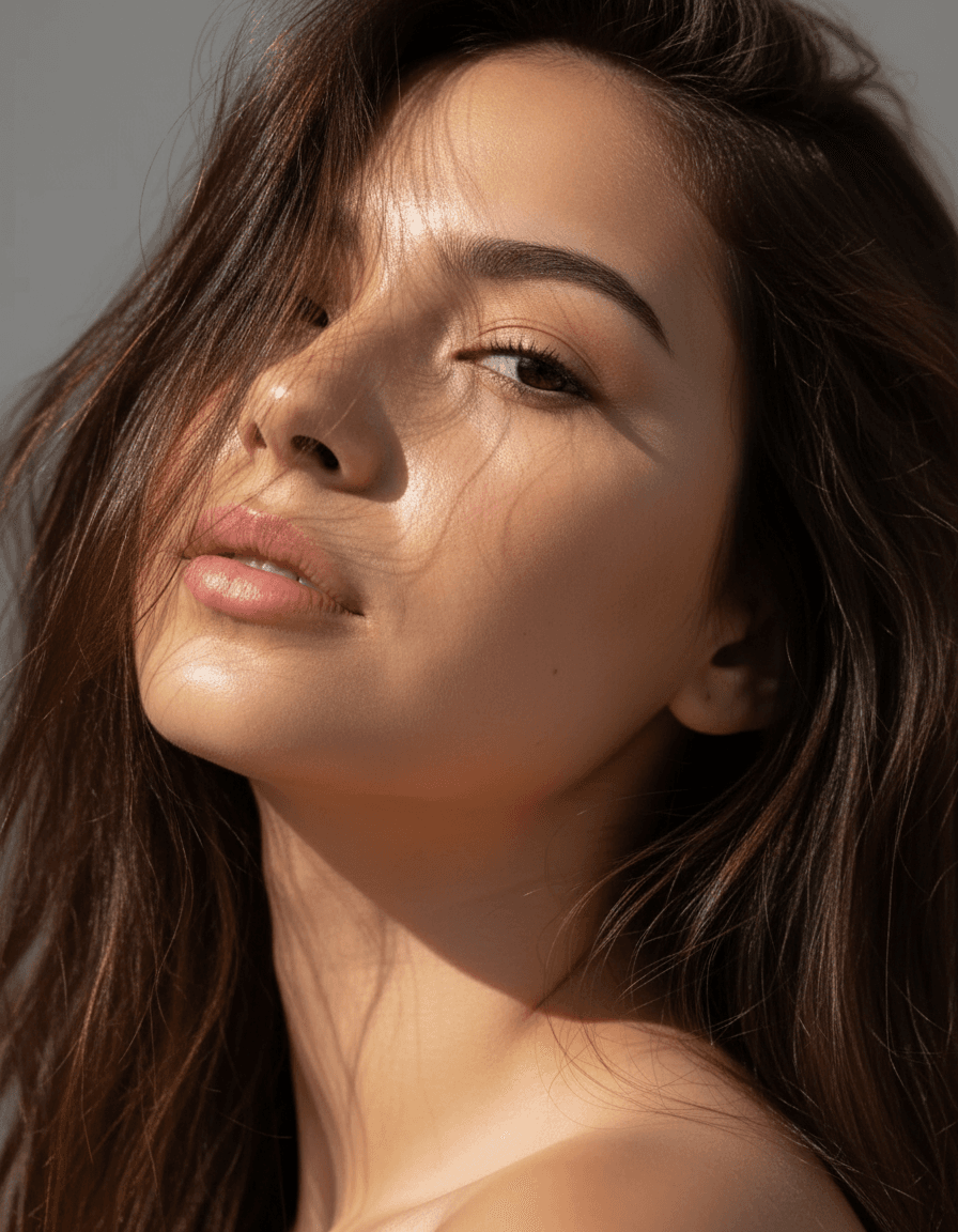 Sunlit Gaze — Natural High-Contrast Headshot