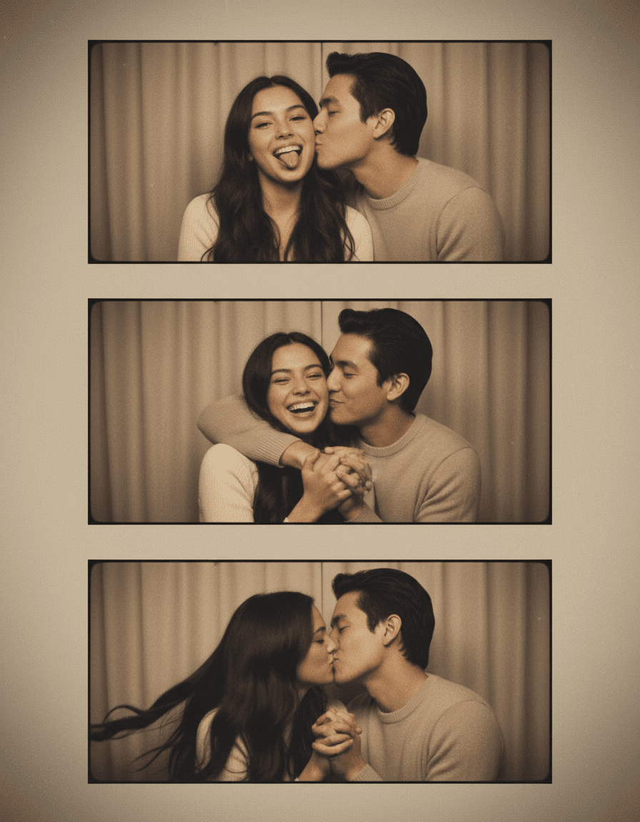 Timeless Kisses Vintage Photo Booth Romance