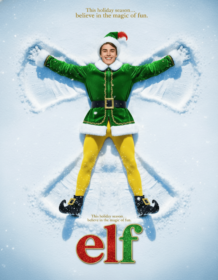 'Elf' Christmas Movie Poster