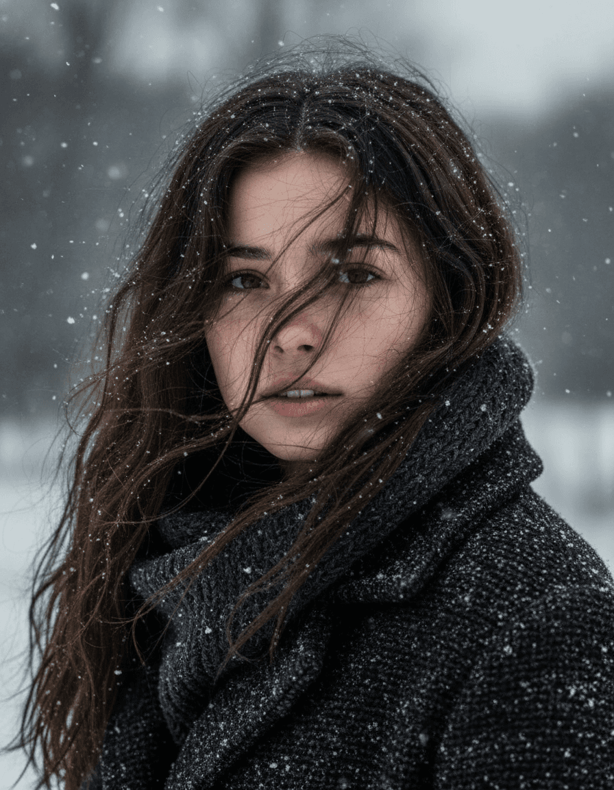 Whispers in the Wind — A Winter Portrait