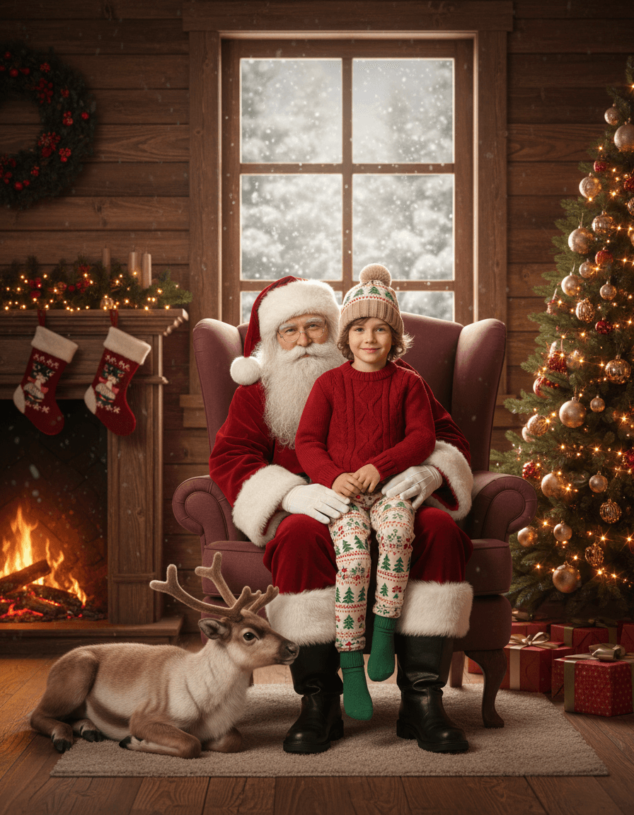 Christmas Child Portrait Masterpiece
