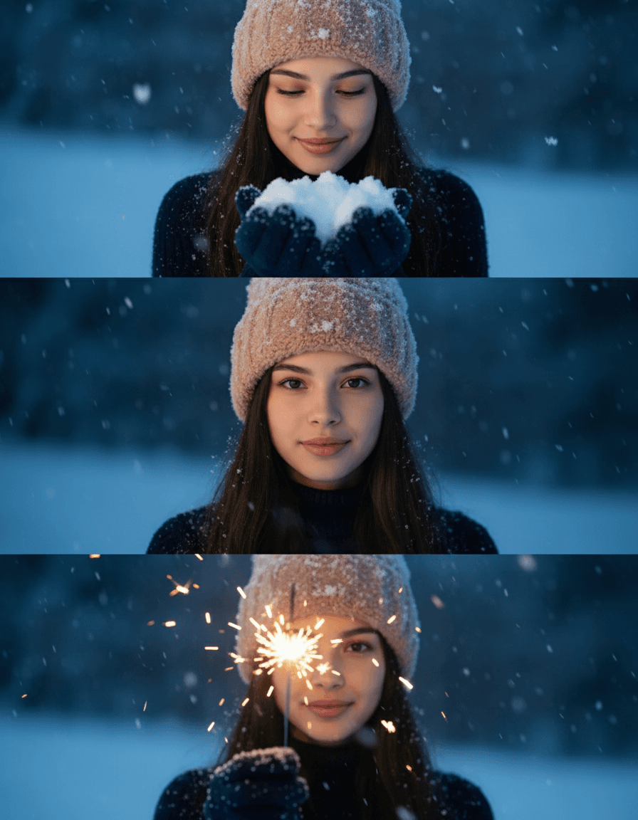 Playing With Snow