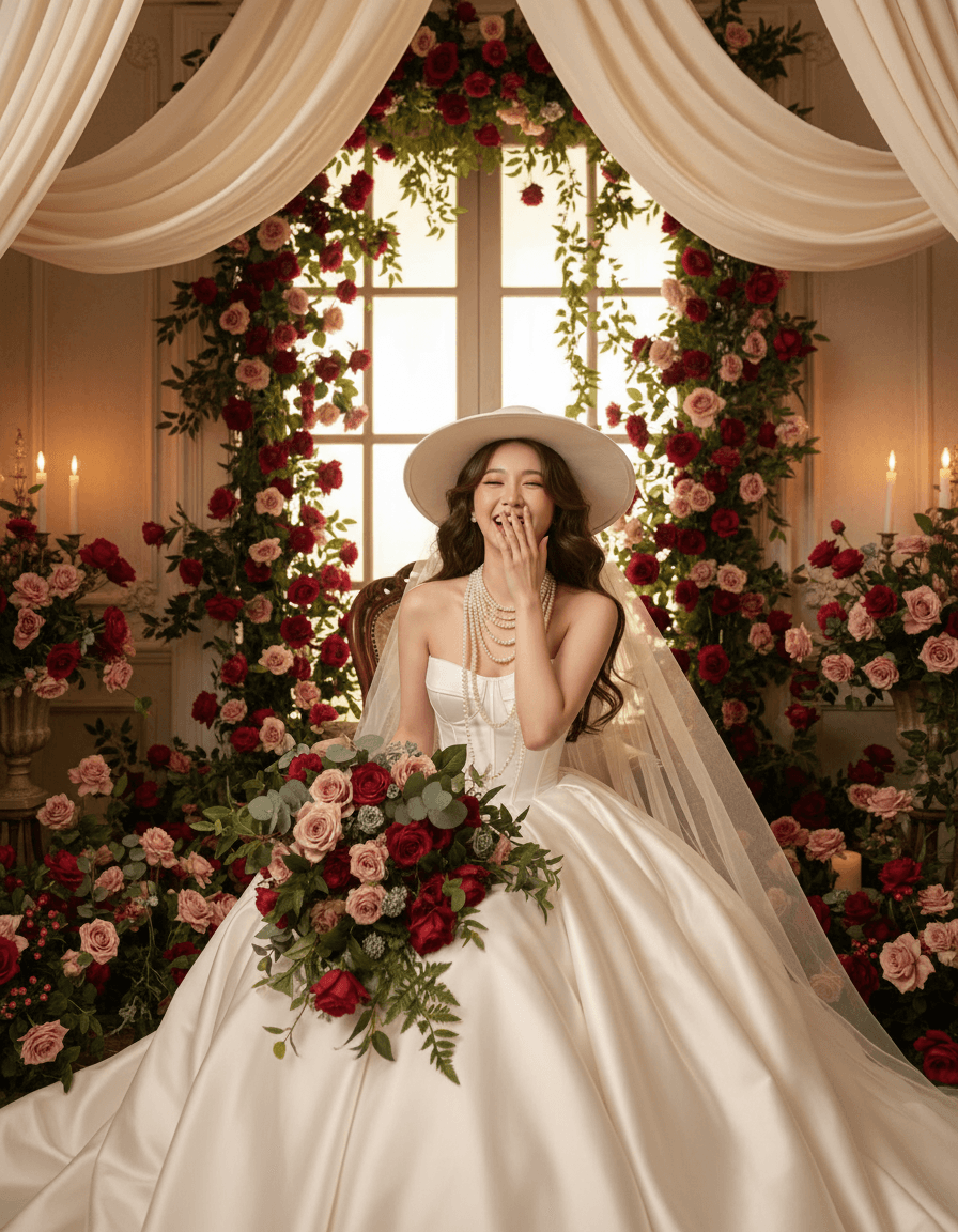 Western Editorial Bridal Portrait