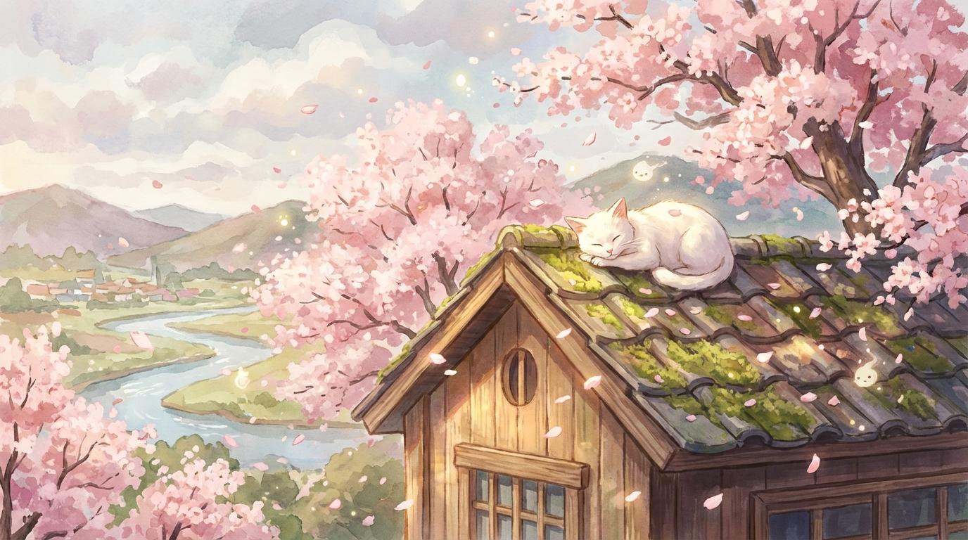 Gibli-style wallpaper maker