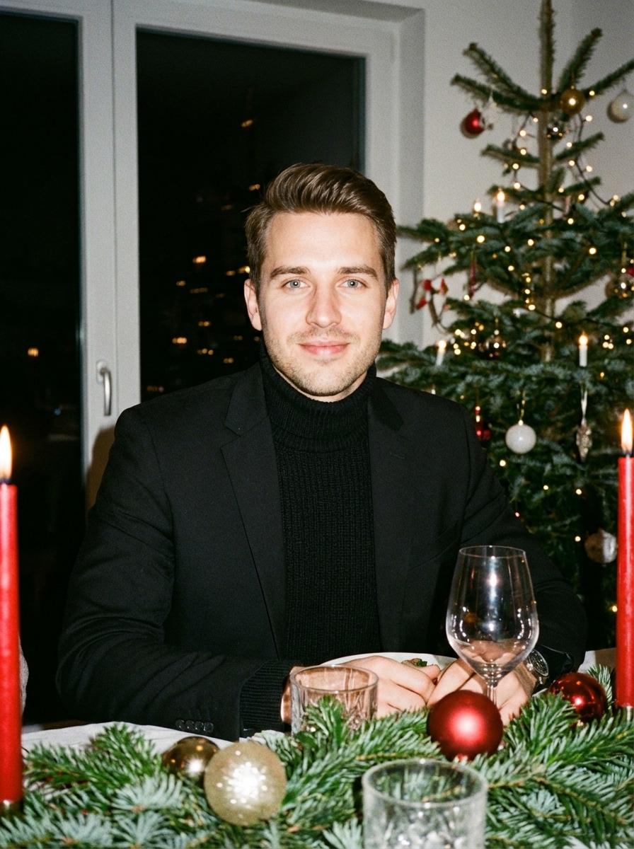 Christmas Flash Film Portrait
