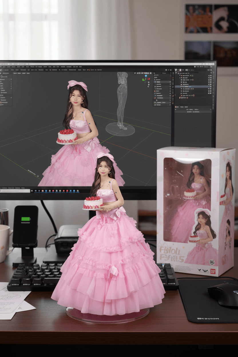 From photo to figurine style in just one prompt. cover image