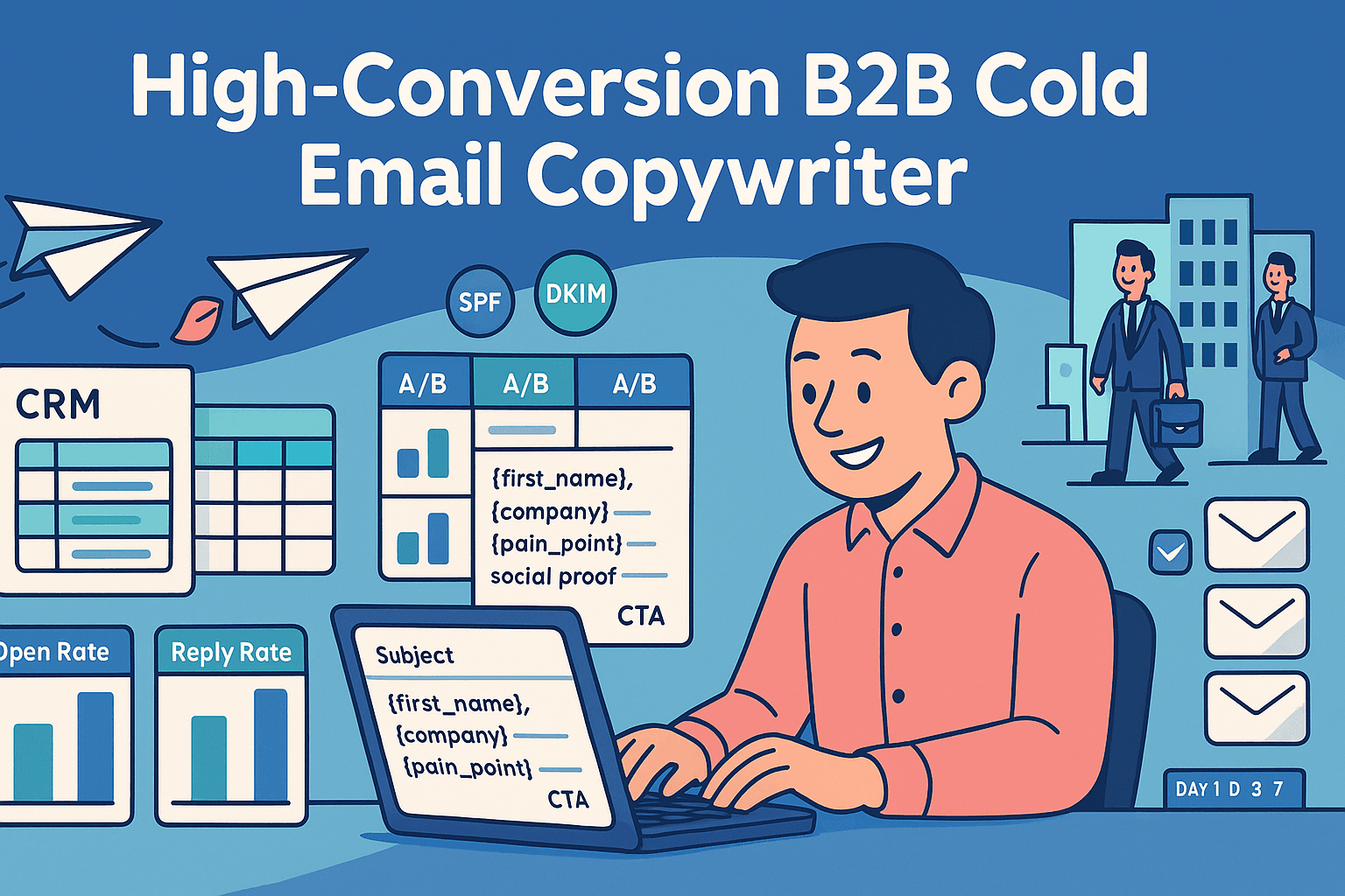 High-Conversion B2B Cold Email Copywriter Prompt cover image