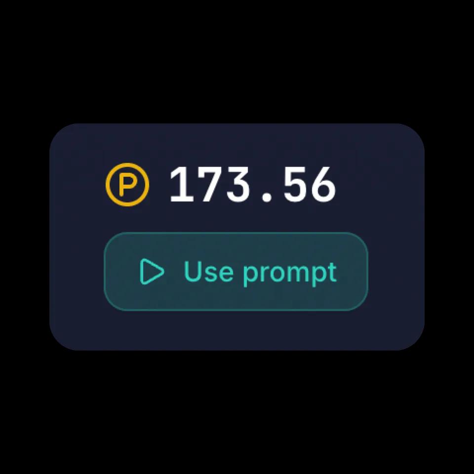Pay per run, not per prompt