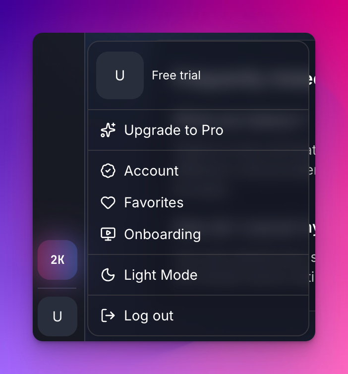 Upgrade to pro image
